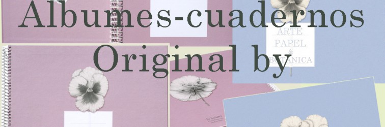 Albumes-cuaderno Rosa y Azul para personalizar