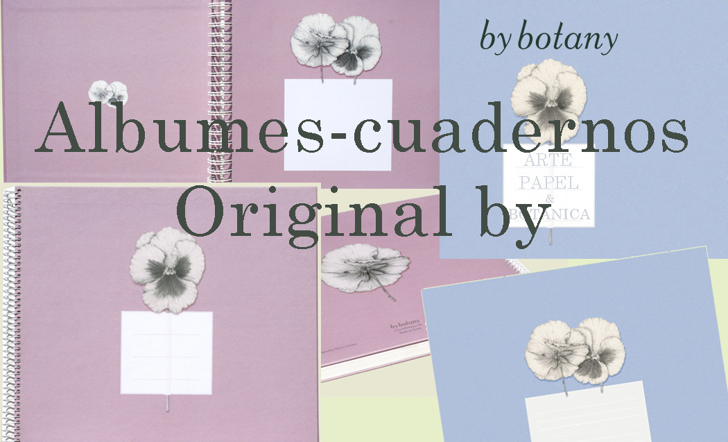 Albumes-cuaderno Rosa y Azul para personalizar